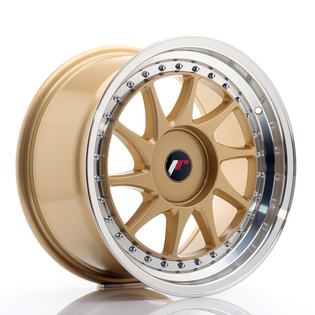 JAPAN RACING RIM JR26 17X9 ET BLANK BLANK CB 74.1 GOLD