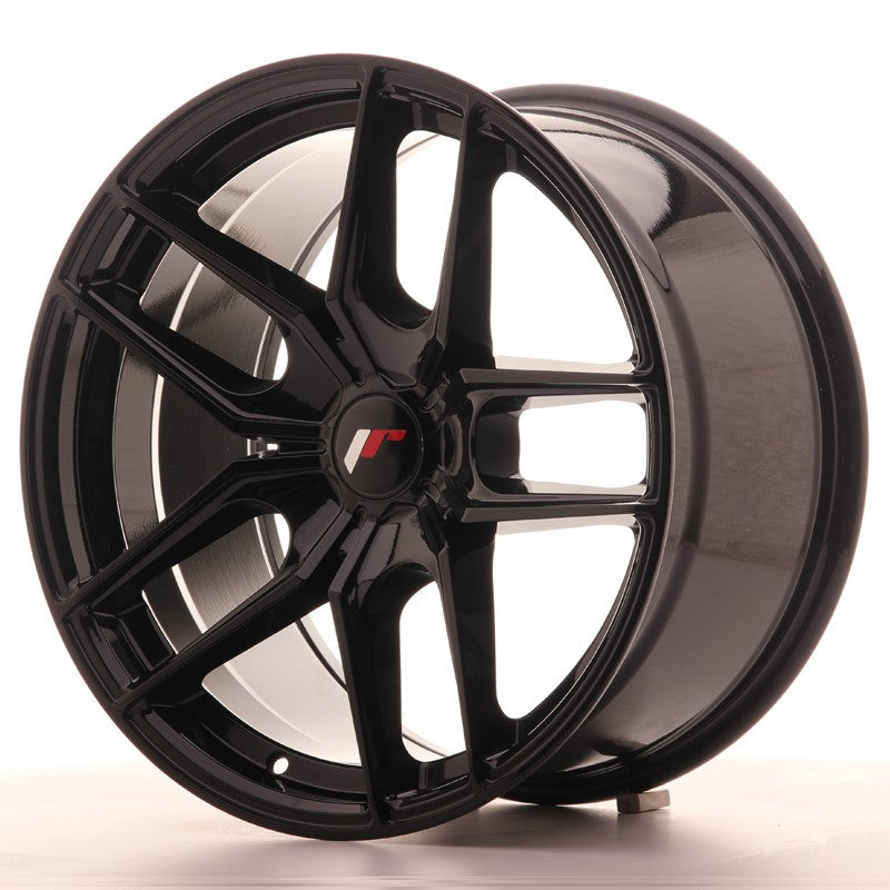 JAPAN RACING JR25 18X9.5 ET BLANK BLANK CB 74.1 BLACK RIM