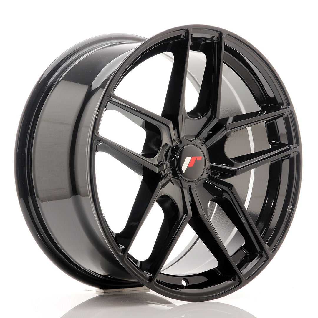 JAPAN RACING JR25 18X8.5 ET BLANK BLANK CB 74.1 BLACK RIM