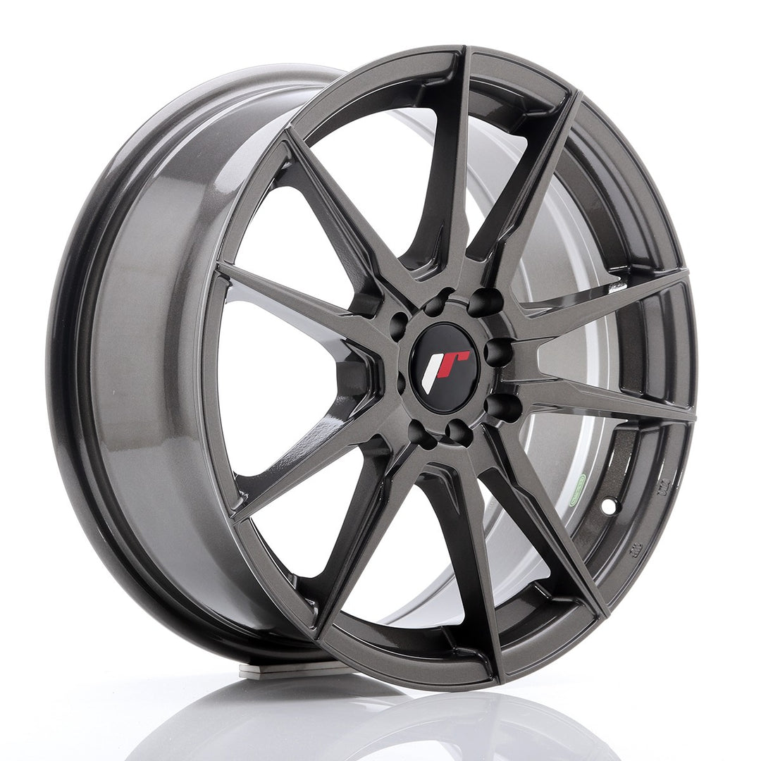 LLANTA JAPAN RACING JR21 17X7 ET 40 4X100 4X114,3 CB 74,1 GRIS