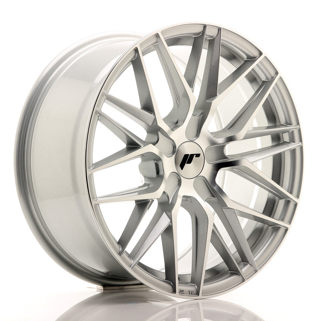 JAPAN RACING FELGE JR28 18X8.5 ET 40 BLANK CB 74.1 SILBER