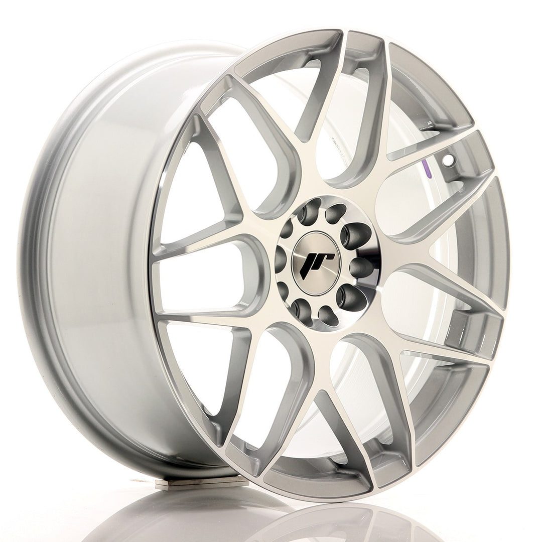 LLANTA JAPAN RACING JR18 18X8,5 ET 40 5X112 5X114,3 CB 74,1 SILVER