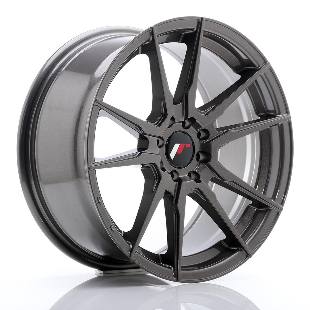 LLANTA JAPAN RACING JR21 17X8 ET 35 4X100 4X114,3 CB 74,1 GRIS