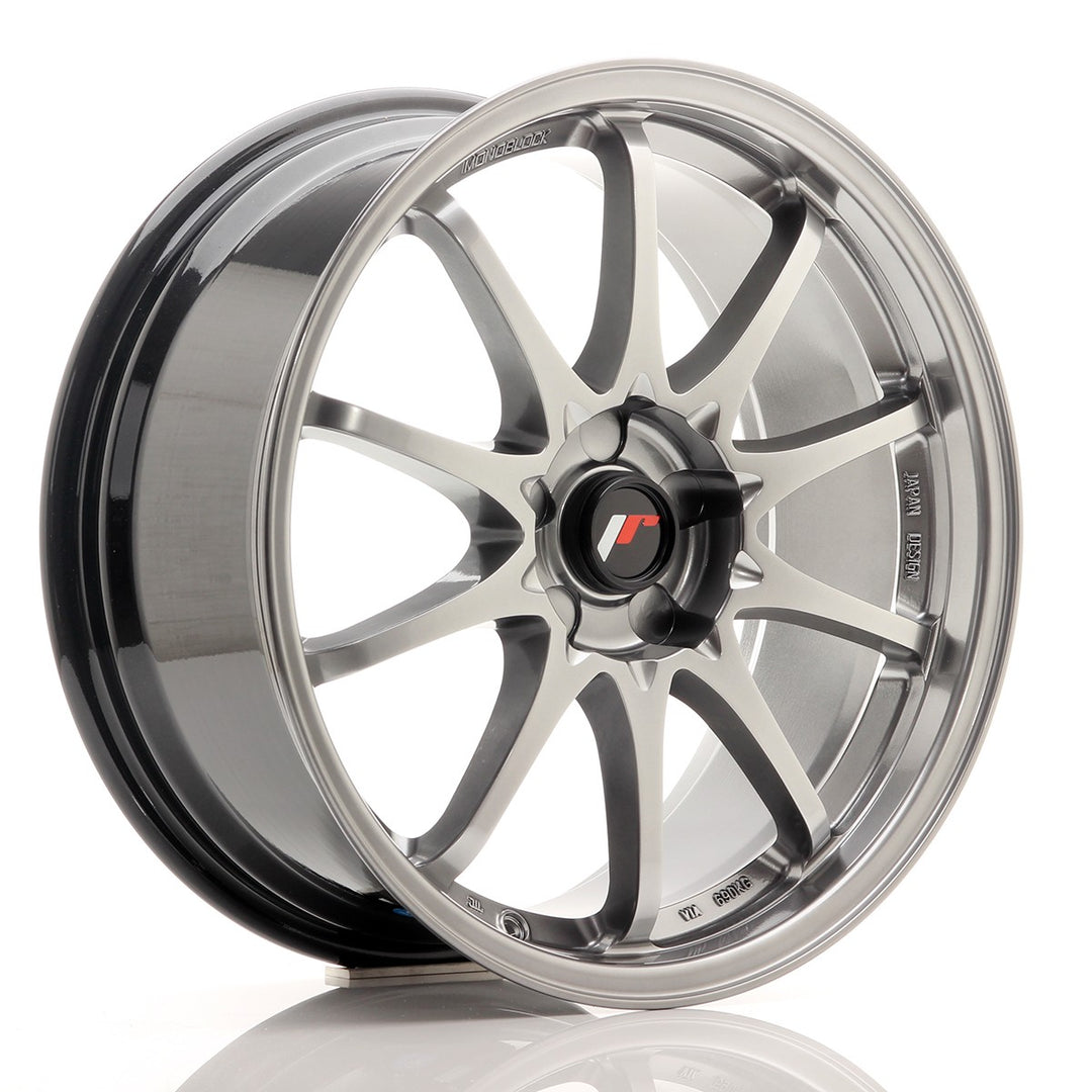 LLANTA JAPAN RACING JR5 18X8 ET 35 BLANK CB 74,1 HIPER NEGRO