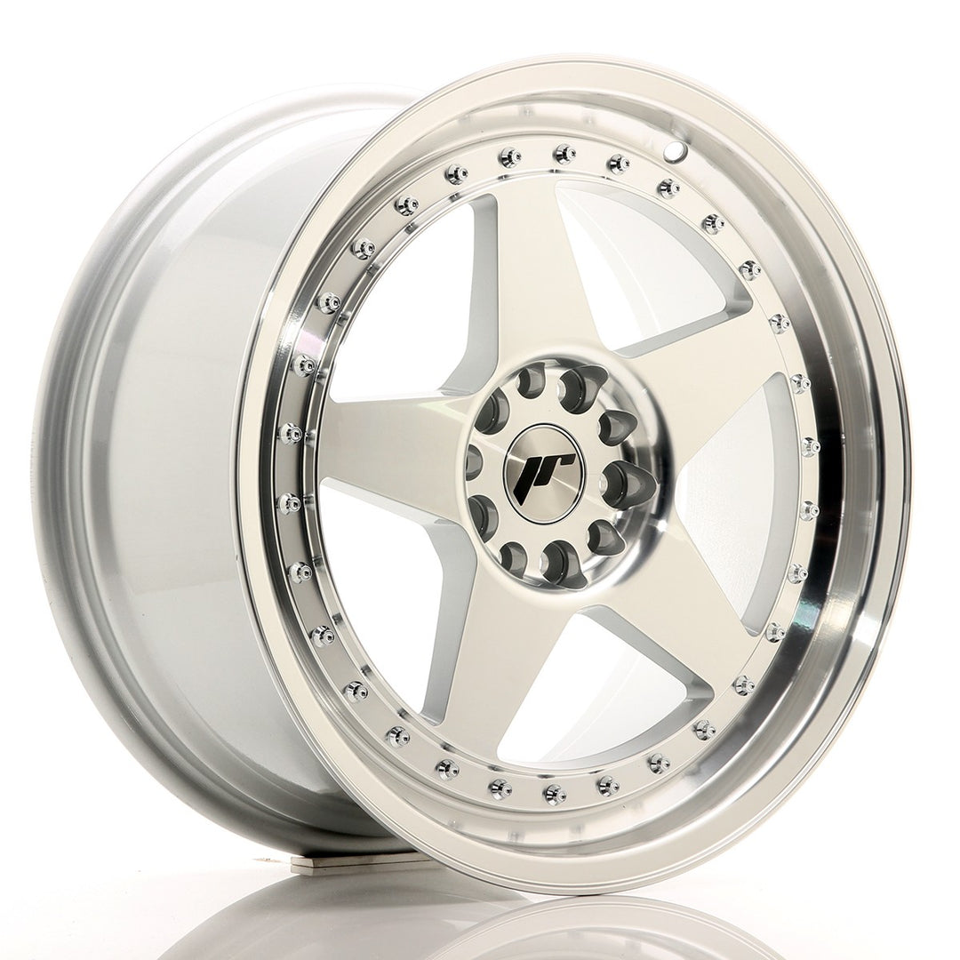 LLANTA JAPAN RACING JR6 18X8,5 ET 35 5X120 5X100 CB 74,1 SILVER