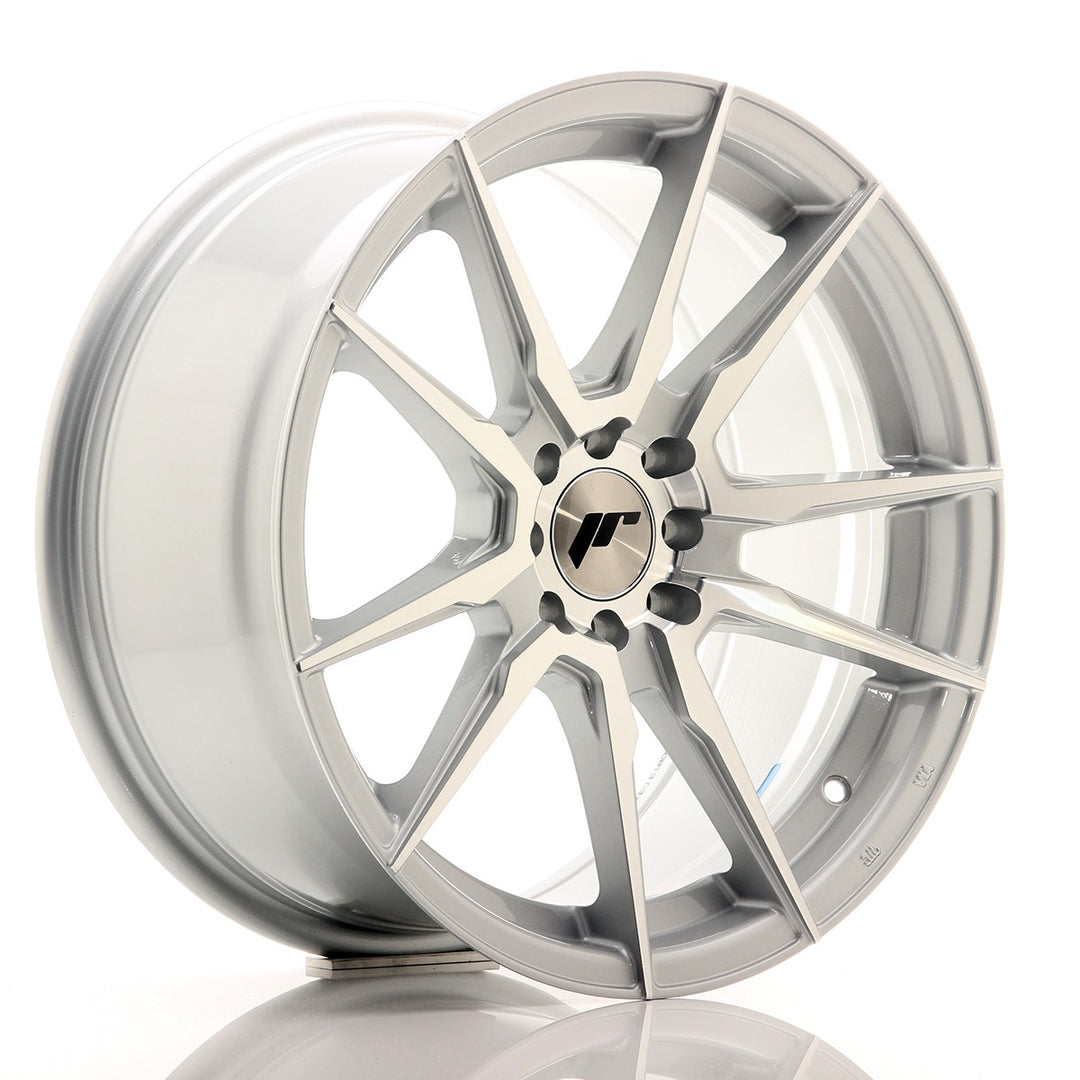 LLANTA JAPAN RACING JR21 17X8 ET 25 4X100 4X108 CB 74,1 SILVER
