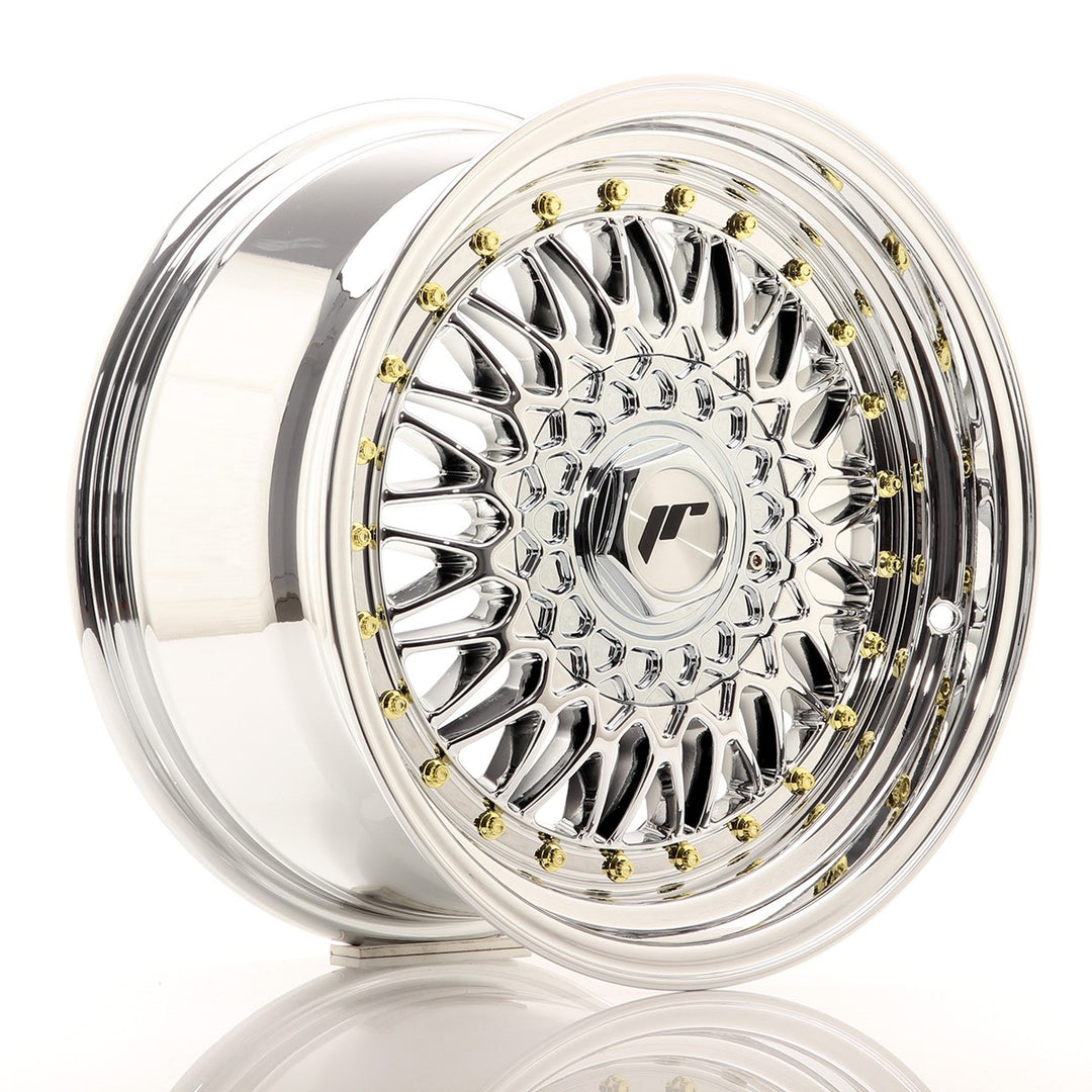 LLANTA JAPAN RACING JR9 16X8 ET 25 4X100 4X108 CB 74,1 CROMADO