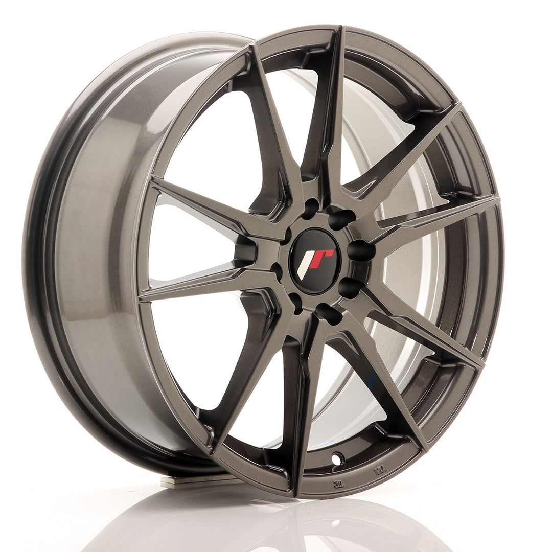 LLANTA JAPAN RACING JR21 17X7 ET 25 4X108 4X100 CB 74,1 GRIS