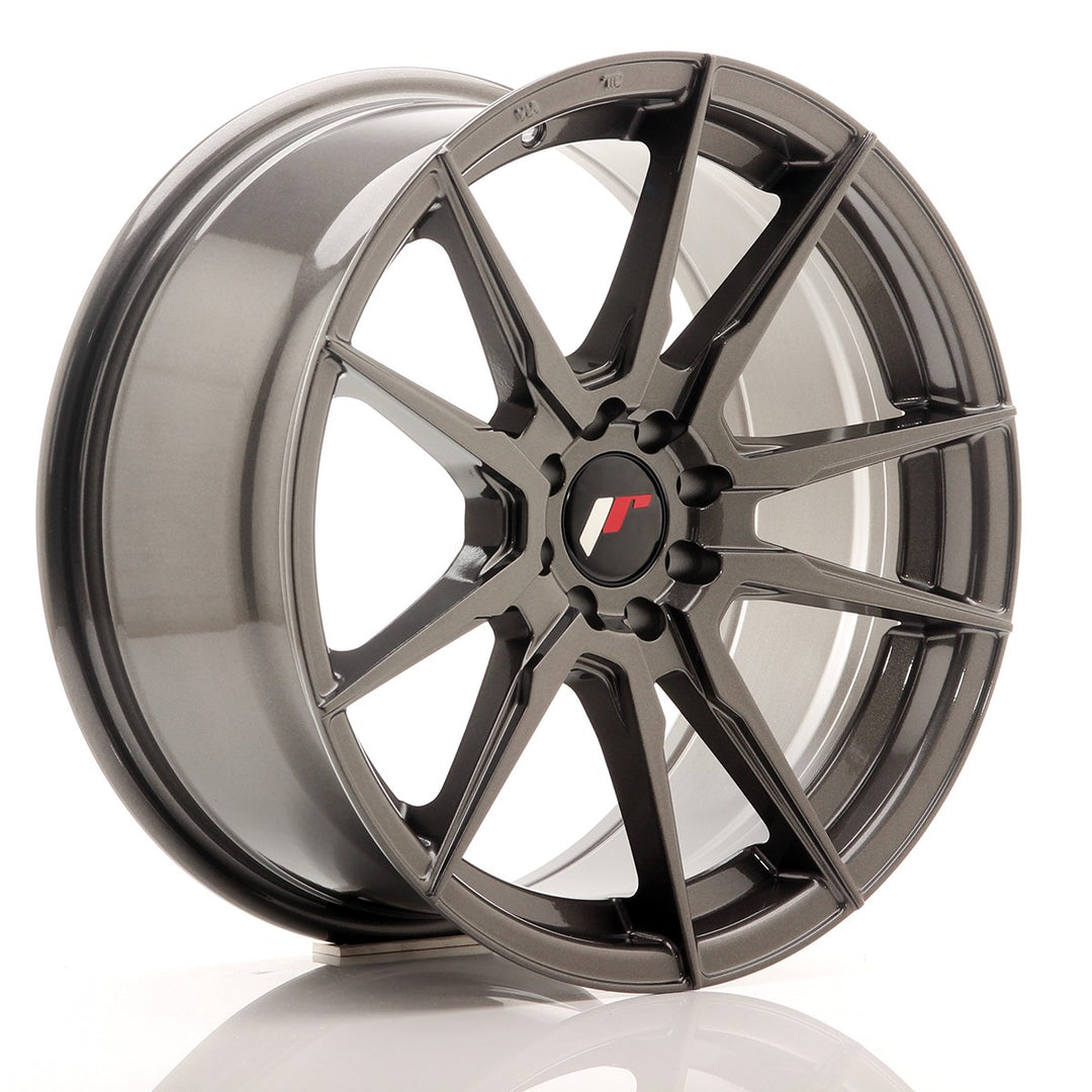 LLANTA JAPAN RACING JR21 17X8 ET 25 4X108 4X100 CB 74,1 GRIS
