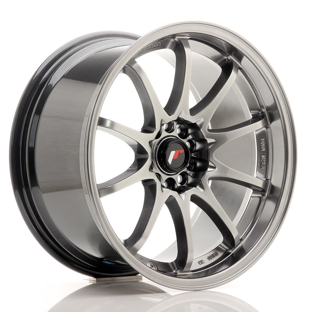 LLANTA JAPAN RACING JR5 18X9,5 ET 22 5X114,3 CB 74,1 HIPER NEGRO