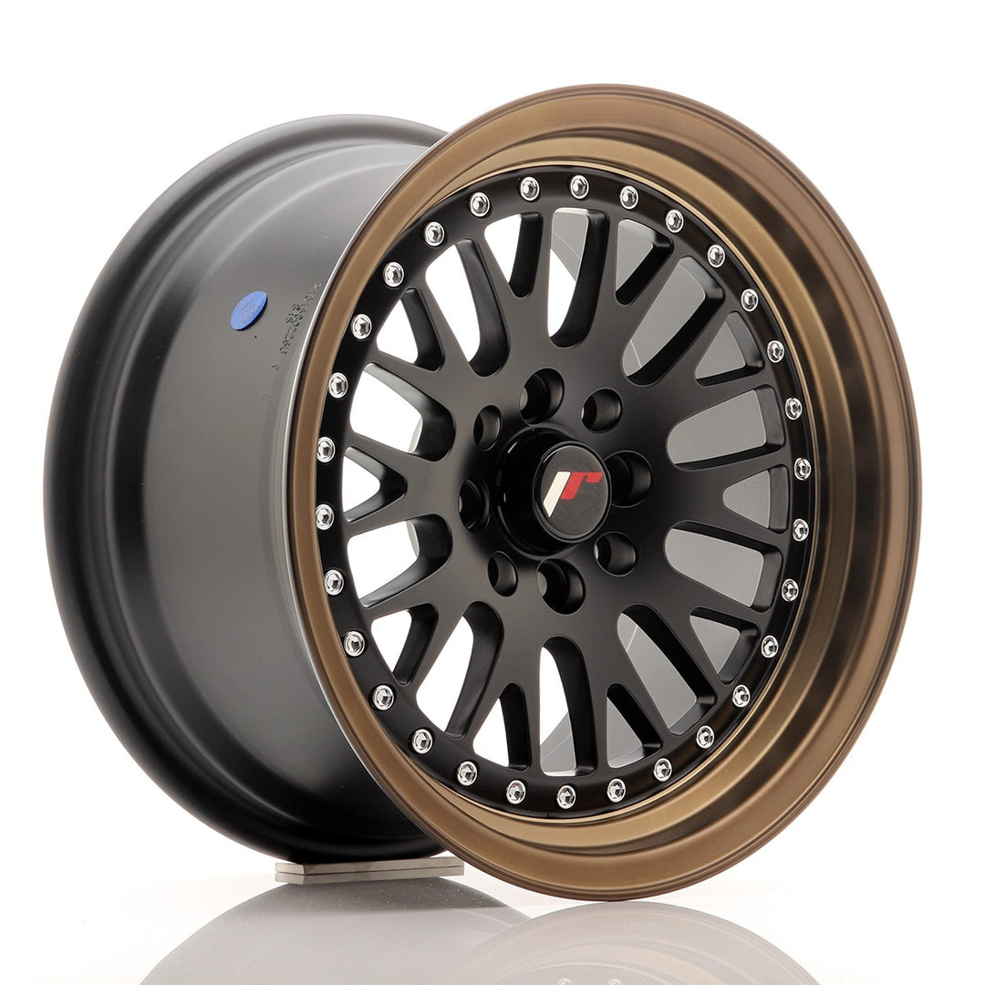 LLANTA JAPAN RACING JR10 15''X8 ET 20 4X100 4X108 CB 74,1 NEGRO