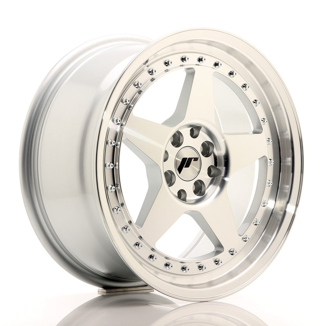 LLANTA JAPAN RACING JR6 17X8 ET 20 4X100 4X108 CB 74,1 SILVER