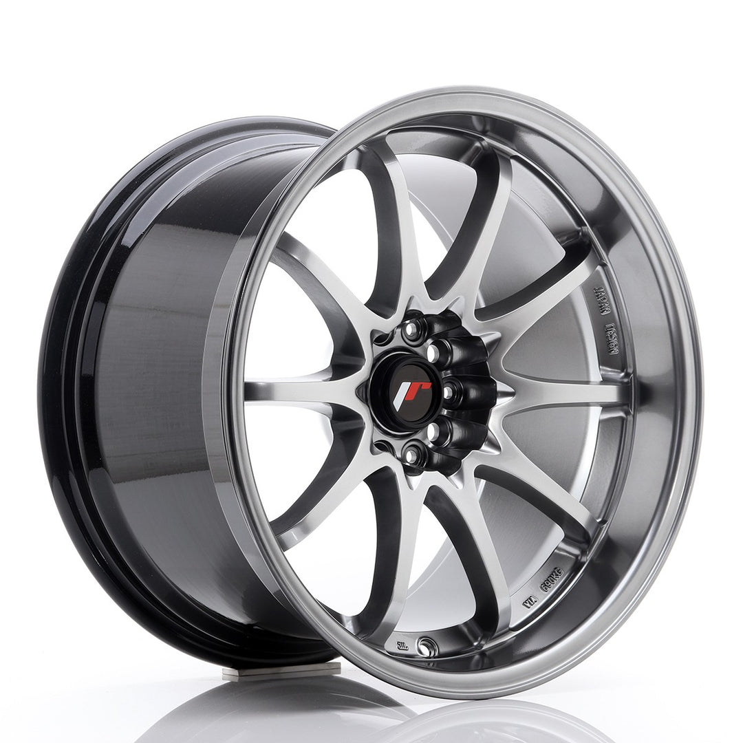 LLANTA JAPAN RACING JR5 18X10,5 ET 12 5X114,3 CB 74,1 HIPER NEGRO