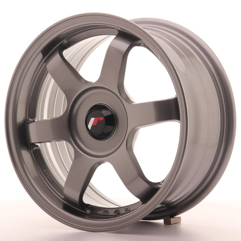 JAPAN RACING JR3 15''X7 ET BLANK BLANK CB 73.1 GUN METAL RIM