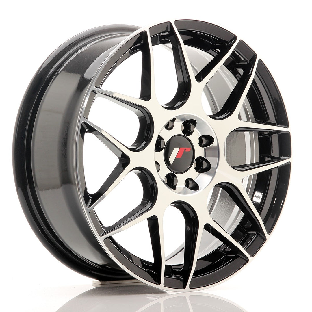 LLANTA JAPAN RACING JR18 17X7 ET 40 4X100 4X114,3 CB 73,1 NEGRO
