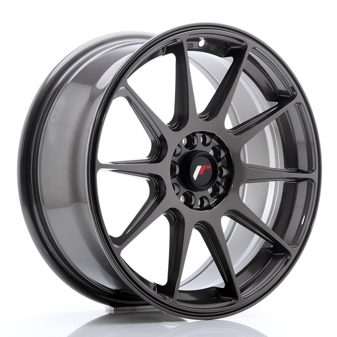 JAPAN RACING JR11 RIM 17X7.25 ET 35 5X108 5X100 CB 73.1 GRAY