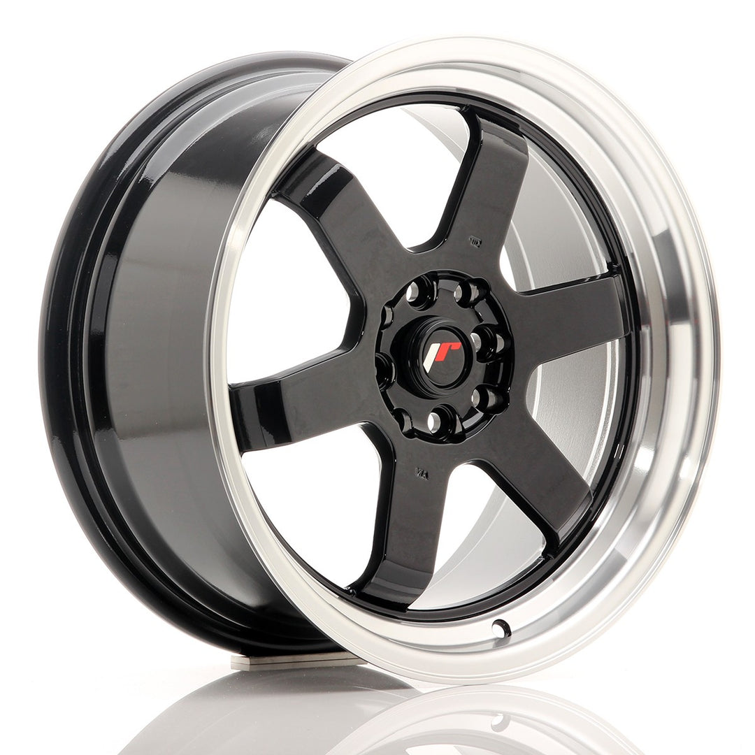 LLANTA JAPAN RACING JR12 17X8 ET 33 4X100 4X114,3 CB 73,1 NEGRO