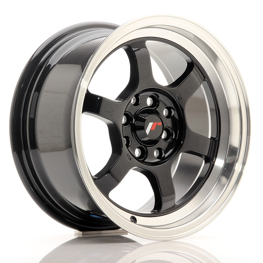LLANTA JAPAN RACING JR12 15''X7,5 ET 26 4X100 4X108 CB 73,1 NEGRO