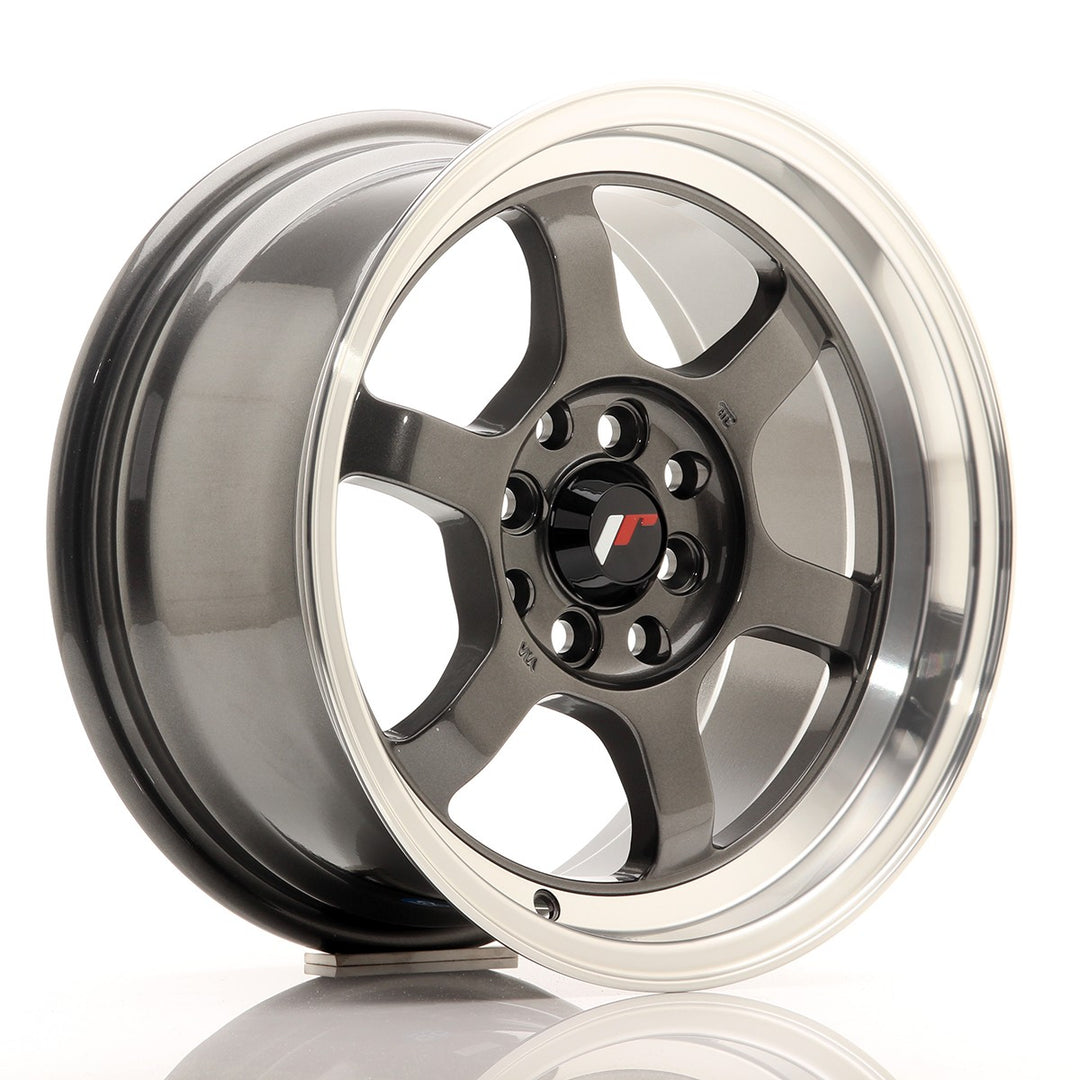 LLANTA JAPAN RACING JR12 15''X7,5 ET 26 4X100 4X114,3 CB 73,1 GUN METAL