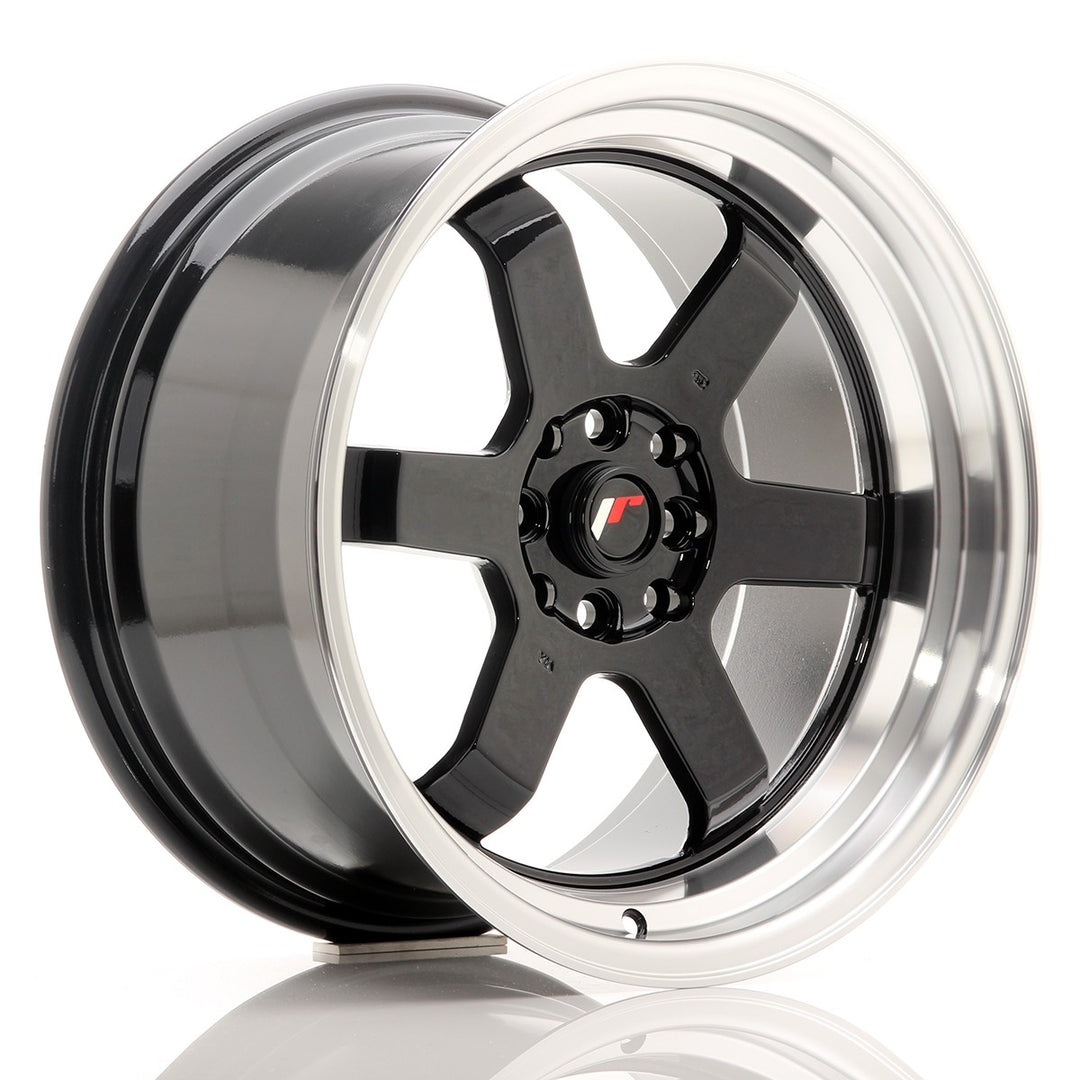 LLANTA JAPAN RACING JR12 17X9 ET 25 4X100 4X114,3 CB 73,1 NEGRO