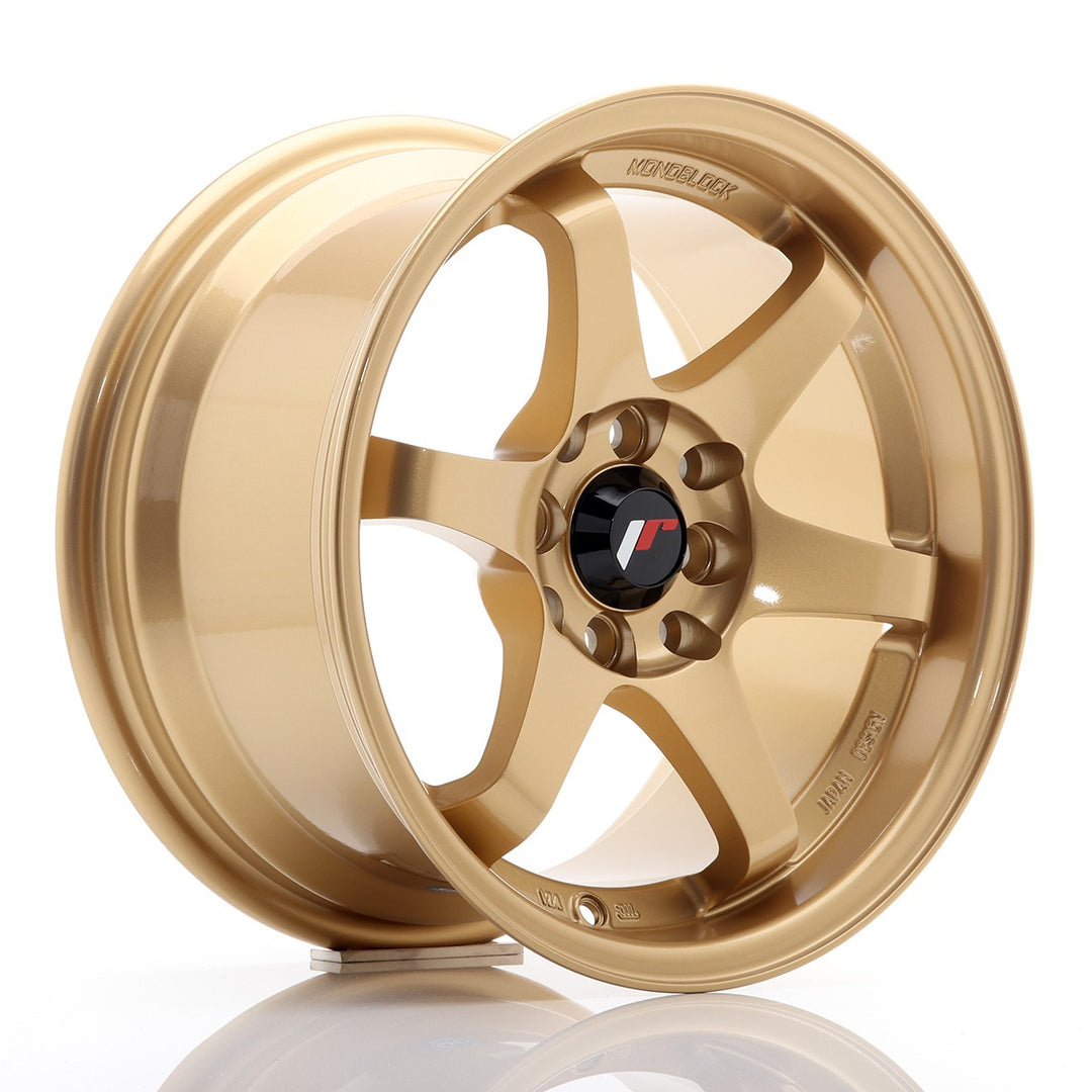 JAPAN RACING JR3 RIM 15''X8 ET 25 4X100 4X114.3 CB 73.1 GOLD
