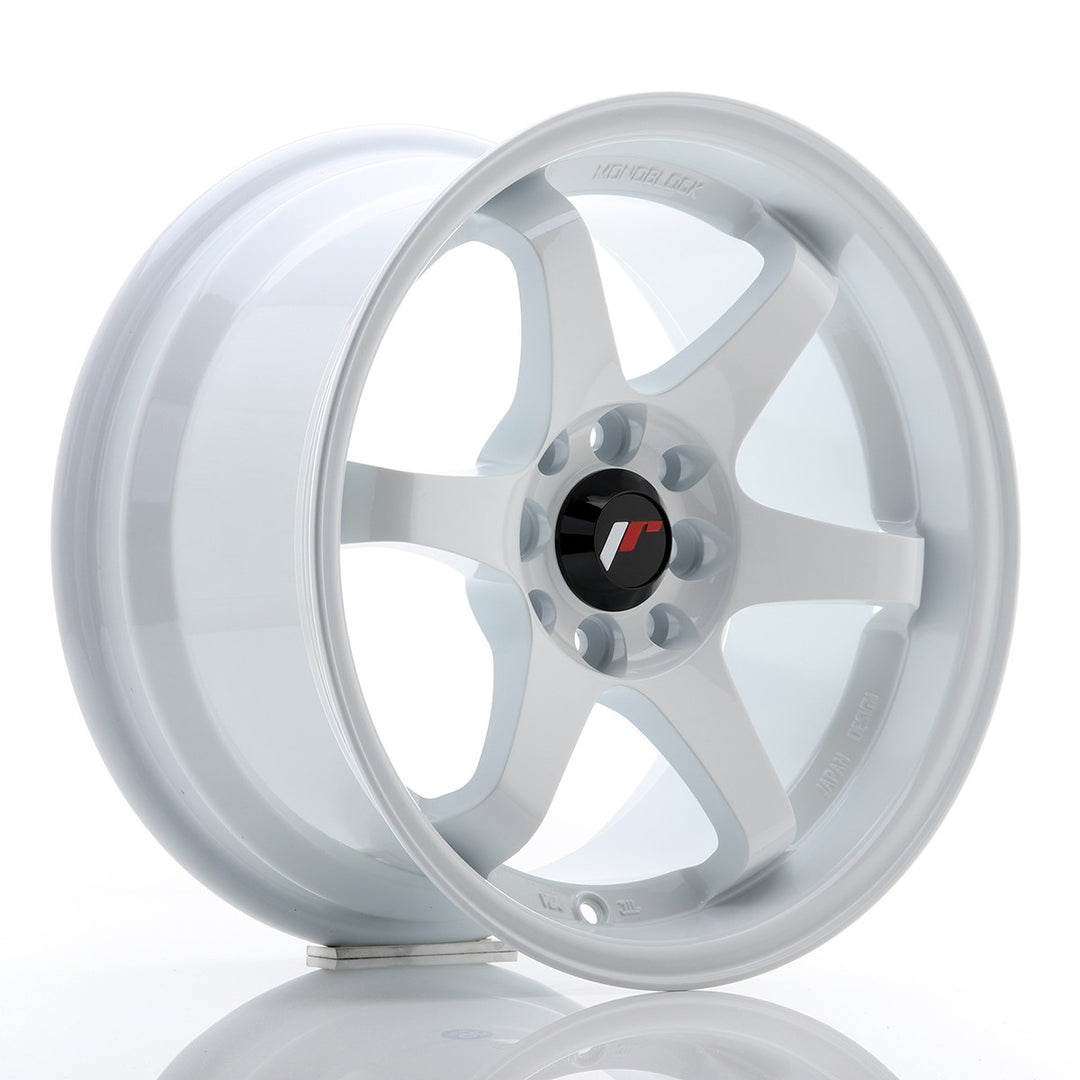 JAPAN RACING JR3 RIM 15''X8 ET 25 4X108 4X100 CB 73.1 WHITE