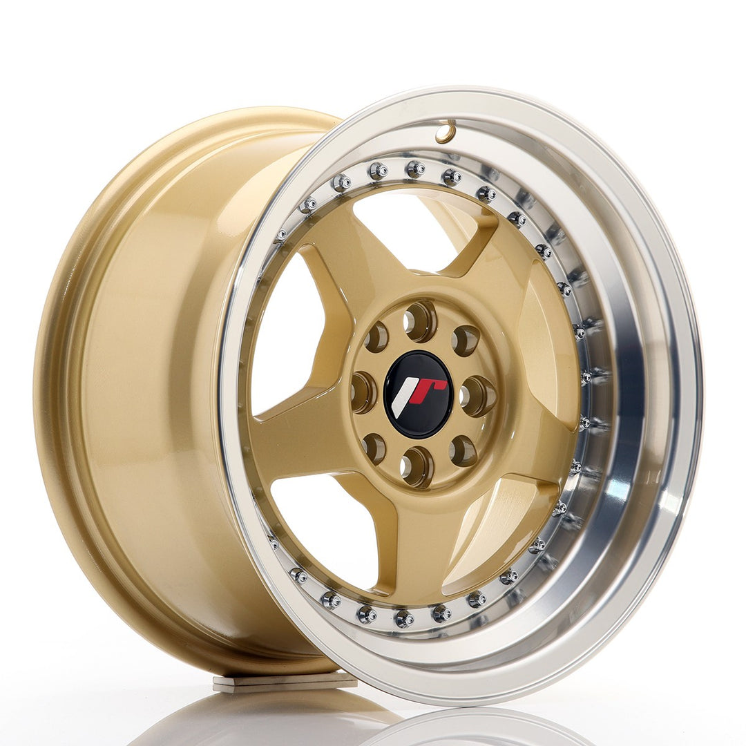 LLANTA JAPAN RACING JR6 15''X8 ET 25 4X108 4X100 CB 73,1 GOLD