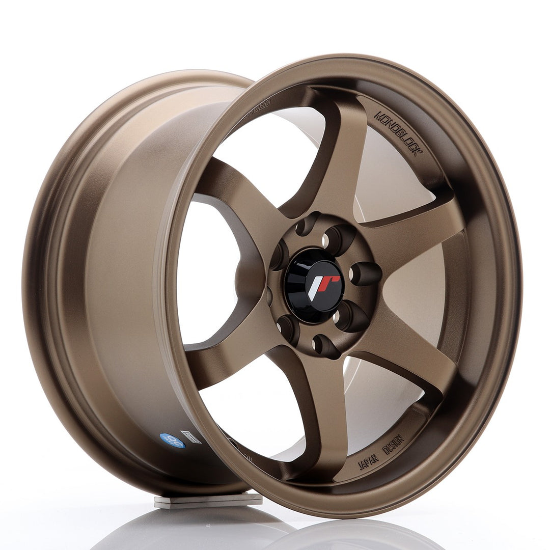 LLANTA JAPAN RACING JR3 15''X8 ET 25 4X114,3 4X100 CB 73,1 BRONCE