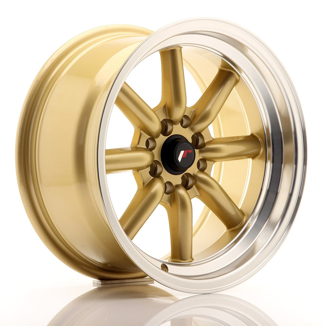 LLANTA JAPAN RACING JR19 16X8 ET 0 4X100 4X114,3 CB 73,1 GOLD