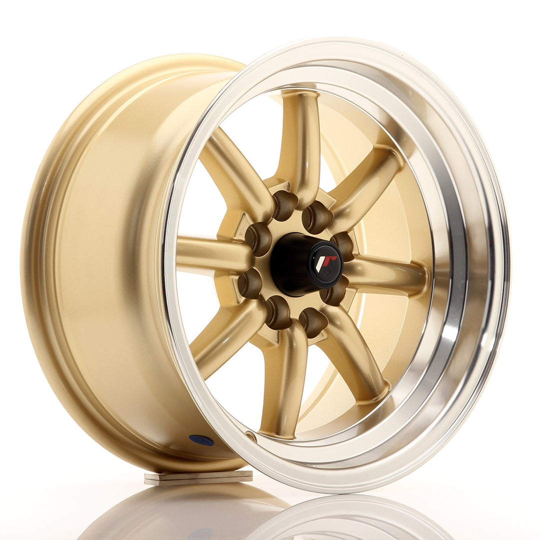 LLANTA JAPAN RACING JR19 15''X8 ET 0 4X114,3 4X100 CB 73,1 GOLD