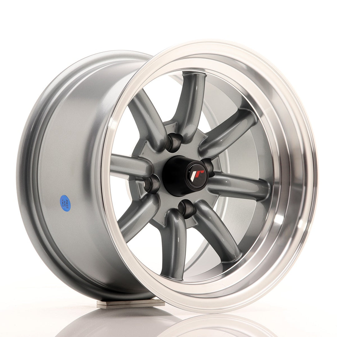 LLANTA JAPAN RACING JR19 14X8 ET -13 4X100 CB 73,1 GUN METAL