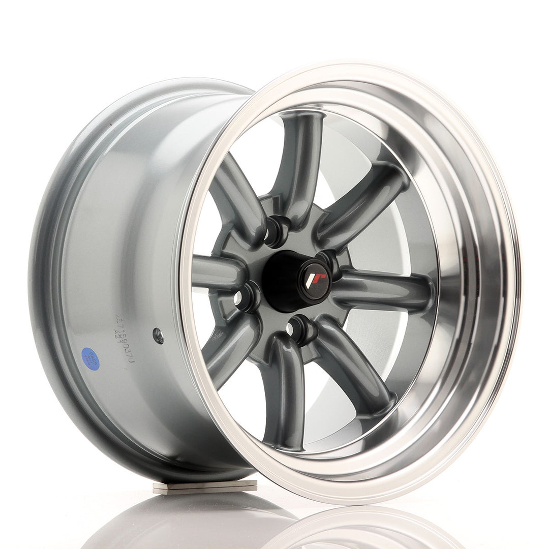 LLANTA JAPAN RACING JR19 15''X9 ET -13 4X100 CB 73,1 GUN METAL