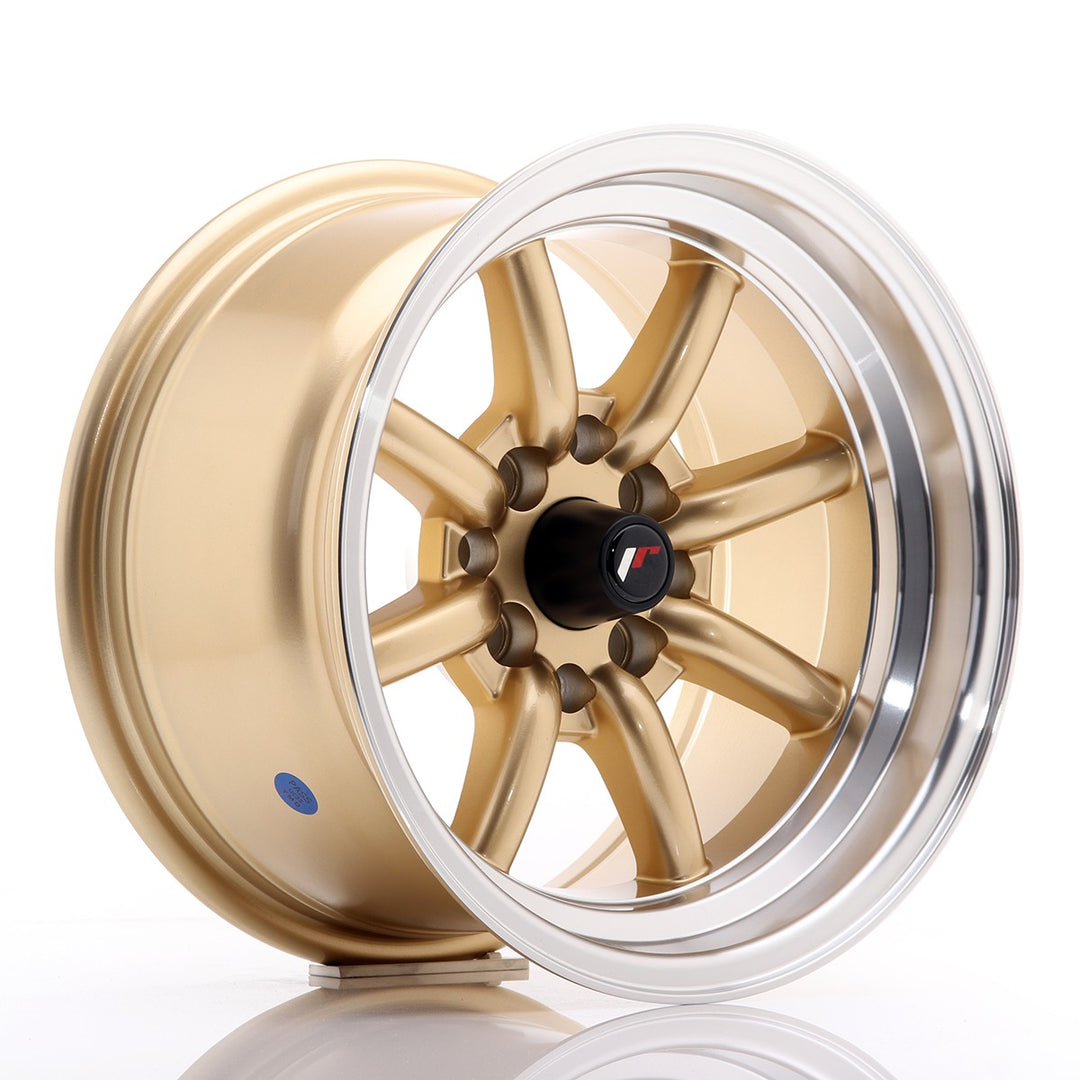 LLANTA JAPAN RACING JR19 14X8 ET -13 4X114,3 4X100 CB 73,1 GOLD