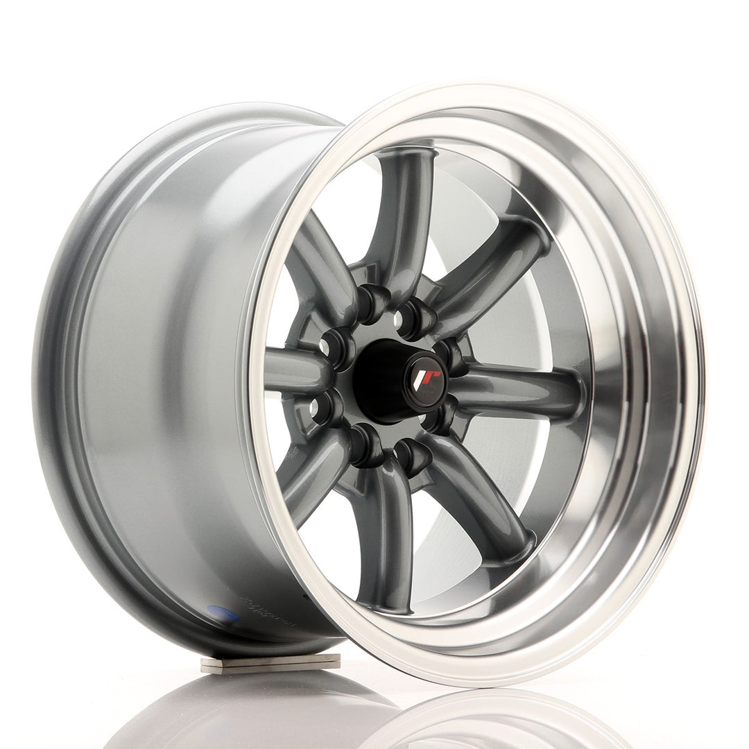 LLANTA JAPAN RACING JR19 15''X9 ET -13 4X114,3 4X100 CB 73,1 GUN METAL