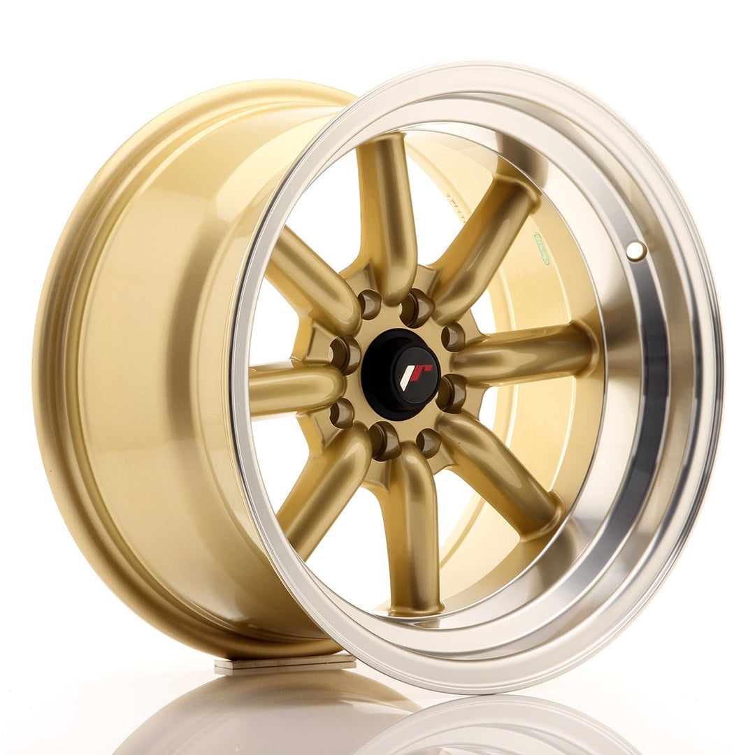 LLANTA JAPAN RACING JR19 16X9 ET -15 4X100 4X114,3 CB 73,1 GOLD