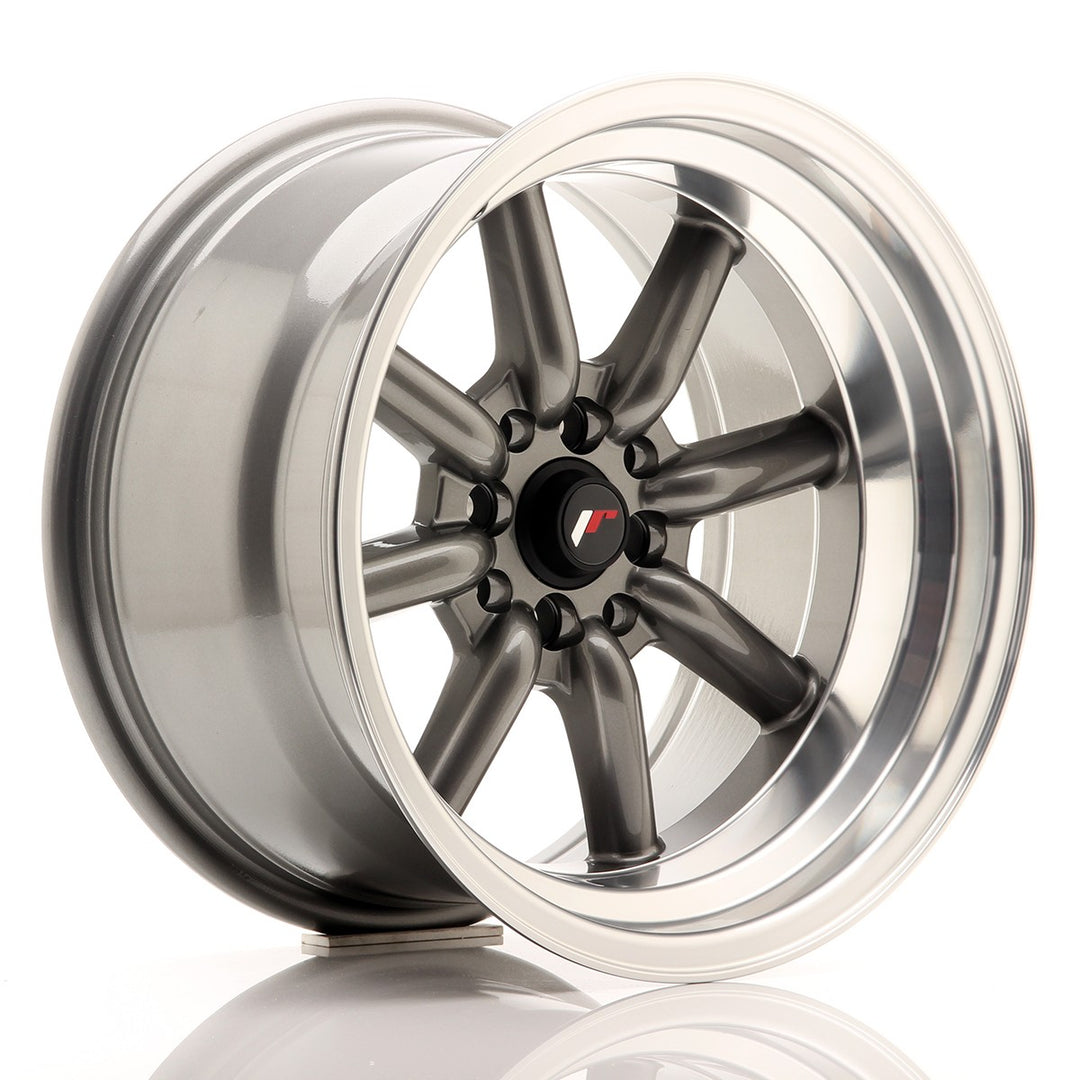 LLANTA JAPAN RACING JR19 16X9 ET -15 4X100 4X114,3 CB 73,1 GUN METAL