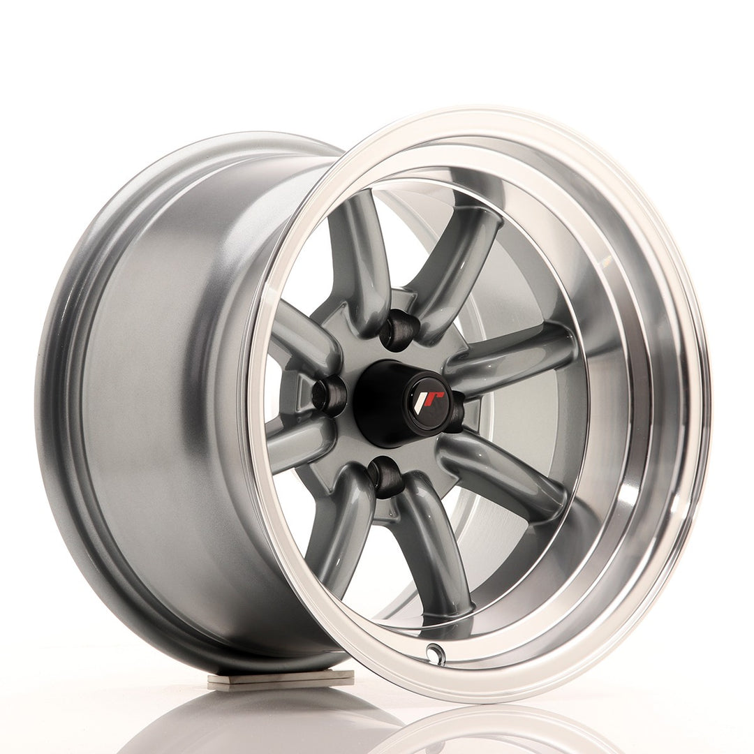 JAPAN RACING RIM JR19 14X9 ET -25 4X100 CB 73.1 GUN METAL