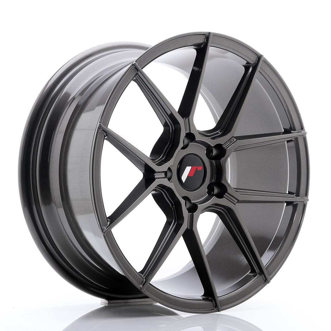 LLANTA JAPAN RACING JR30 18X8,5 ET 35 5X120 CB 72,6 GRIS PULIDO