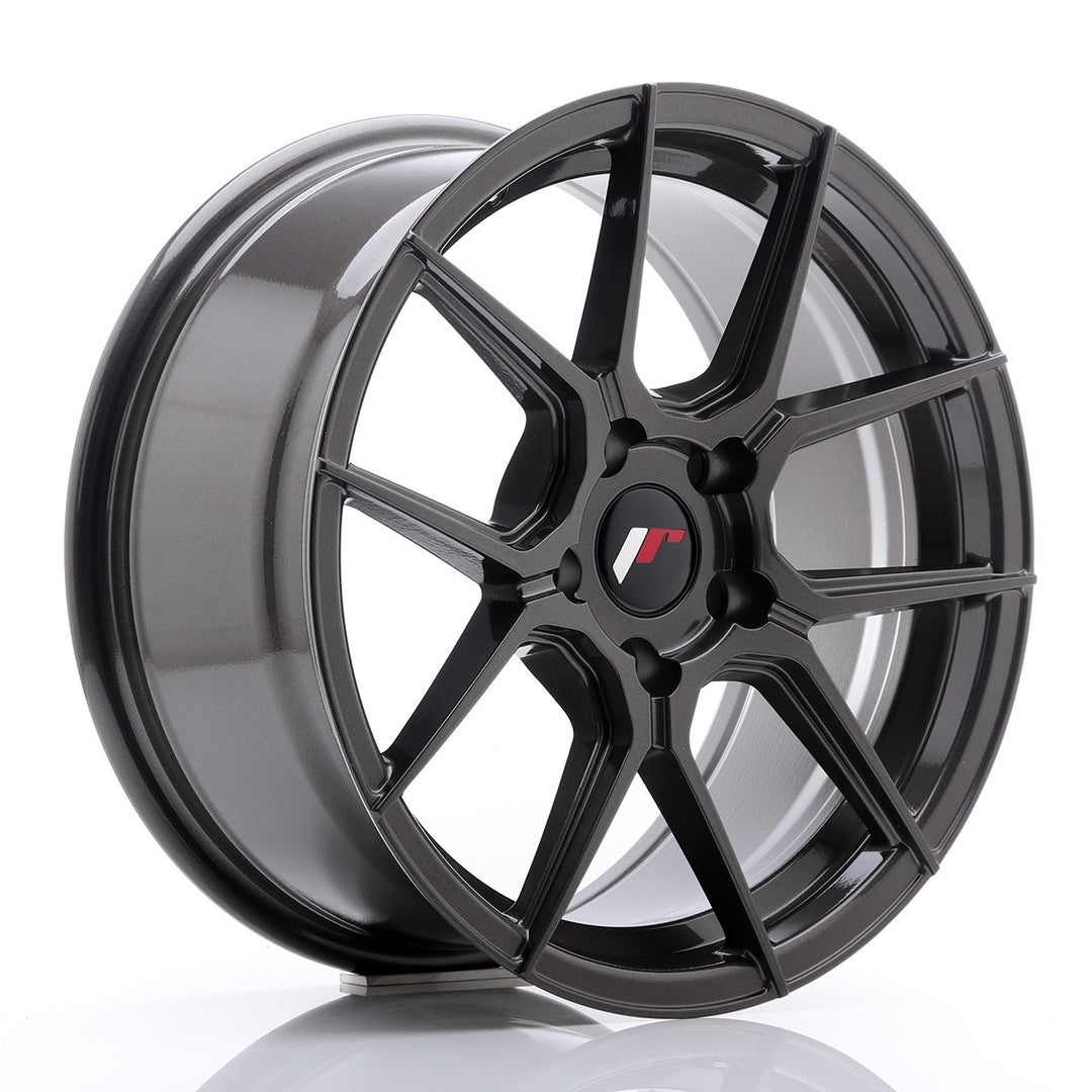 LLANTA JAPAN RACING JR30 17X8 ET 40 5X114,3 CB 67,1 GRIS PULIDO