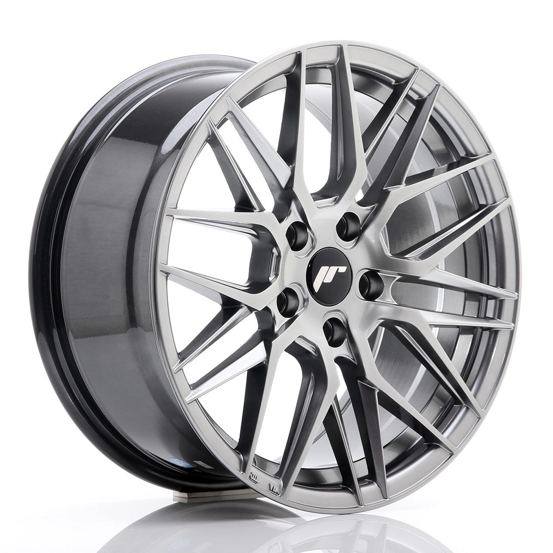 LLANTA JAPAN RACING JR28 17X8 ET 35 5X100 CB 67,1 HIPER NEGRO