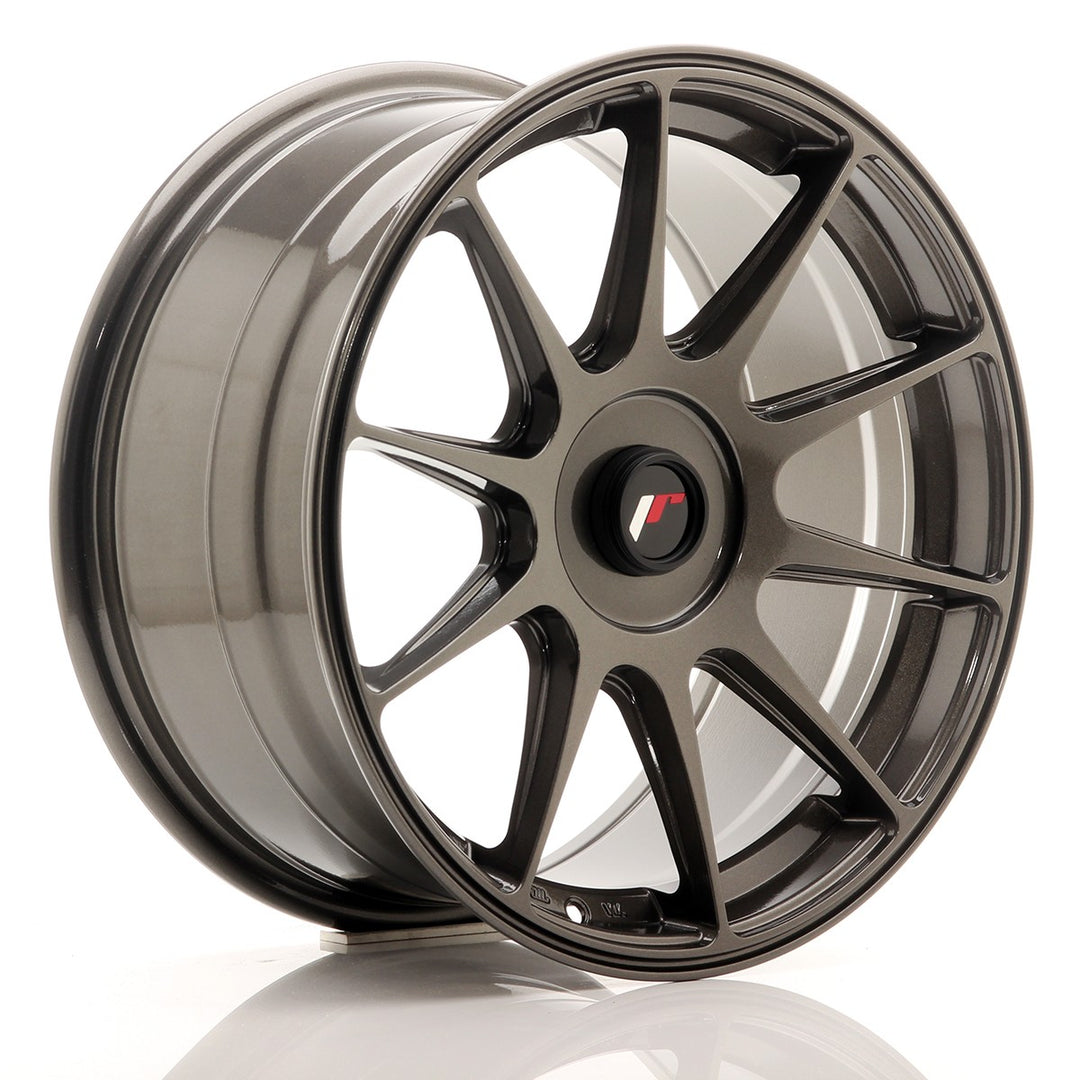 LLANTA JAPAN RACING JR11 17X8,25 ET 35 BLANK CB 67,1 GRIS PULIDO