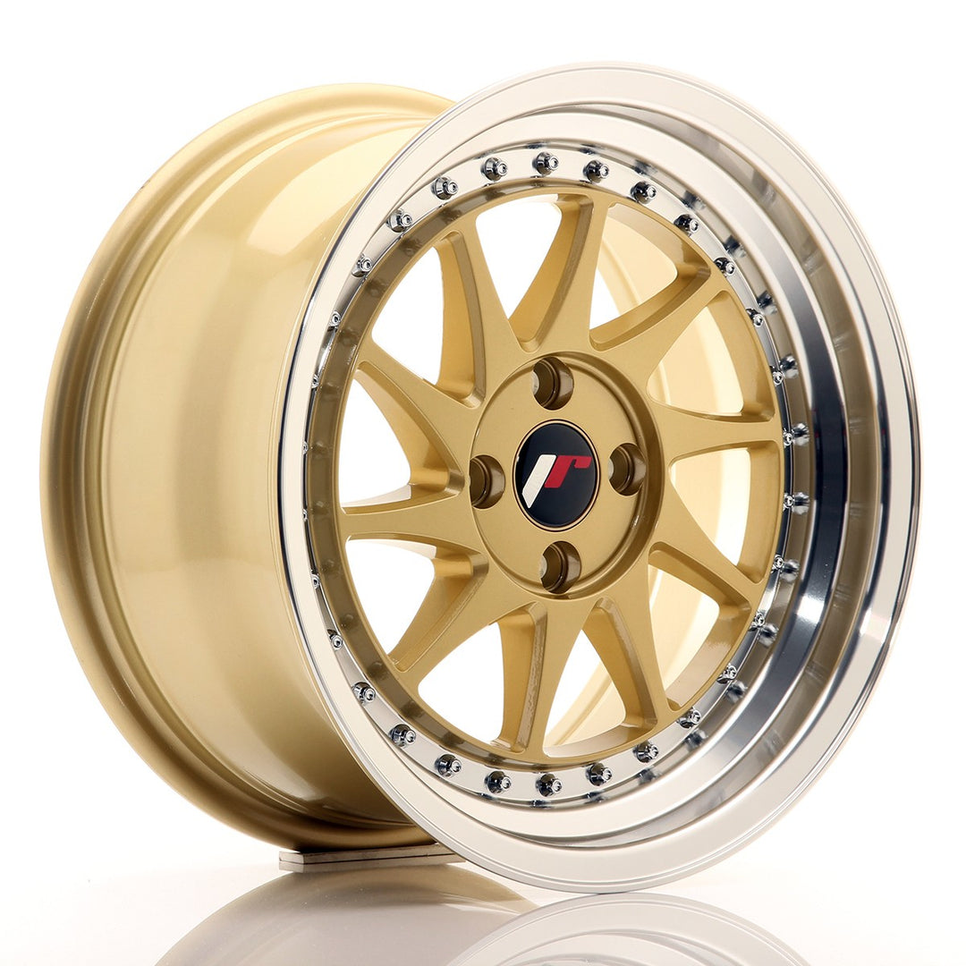 LLANTA JAPAN RACING JR26 16X8 ET 30 4X100 CB 67,1 GOLD