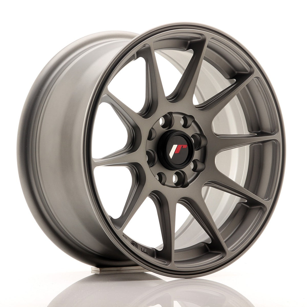 LLANTA JAPAN RACING JR11 15''X7 ET 30 4X100 4X114,3 CB 67,1 GUN METAL