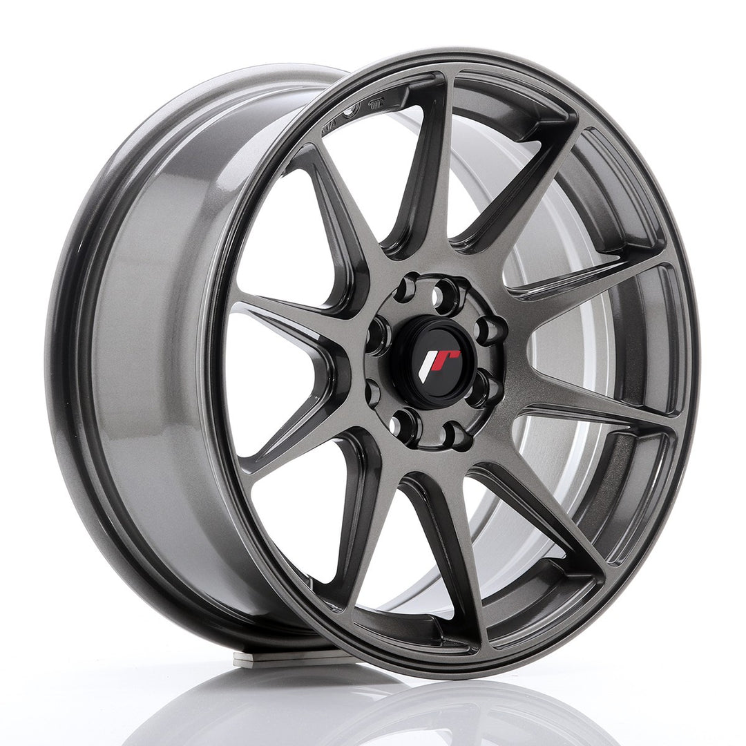 LLANTA JAPAN RACING JR11 16X7 ET 30 4X100 4X114,3 CB 67,1 GRIS PULIDO