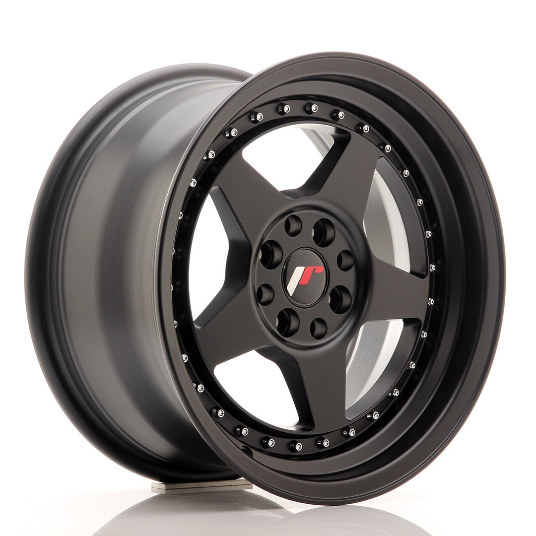 LLANTA JAPAN RACING JR6 16X8 ET 30 4X114,3 4X100 CB 67,1 NEGRO