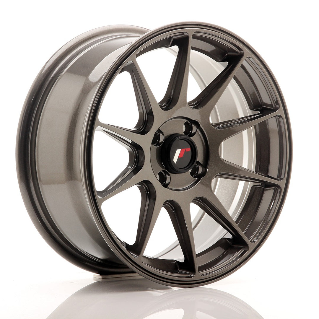 LLANTA JAPAN RACING JR11 16X7 ET 25 4X100 CB 67,1 GRIS PULIDO