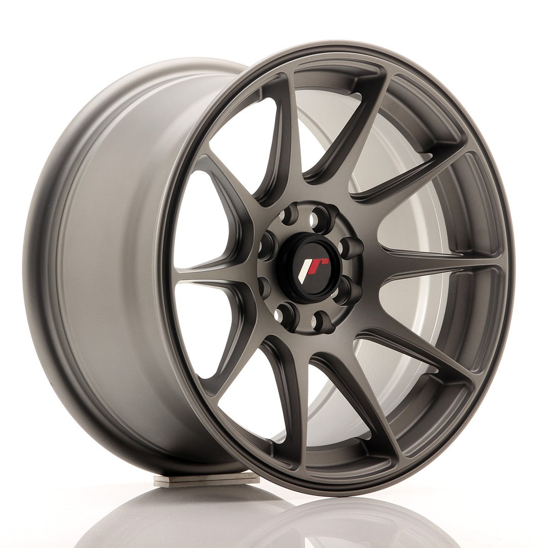 LLANTA JAPAN RACING JR11 15''X8 ET 25 4X100 4X108 CB 67,1 GUN METAL
