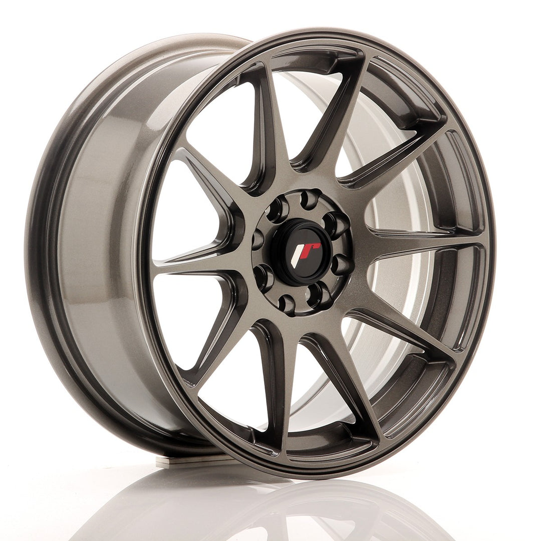 LLANTA JAPAN RACING JR11 16X7 ET 25 4X100 4X108 CB 67,1 GRIS PULIDO