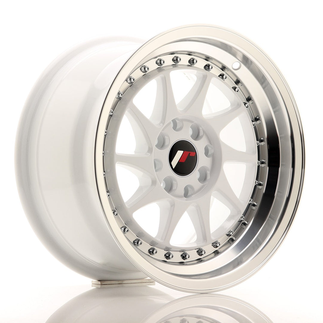 LLANTA JAPAN RACING JR26 15''X8 ET 25 4X100 4X108 CB 67,1 BLANCO