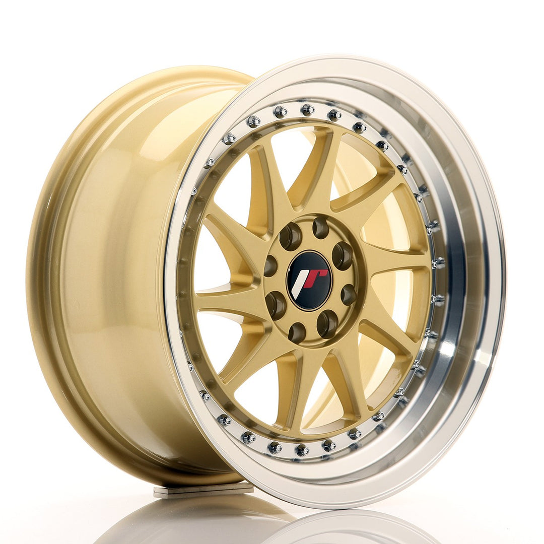 LLANTA JAPAN RACING JR26 16X8 ET 25 4X100 4X108 CB 67,1 GOLD
